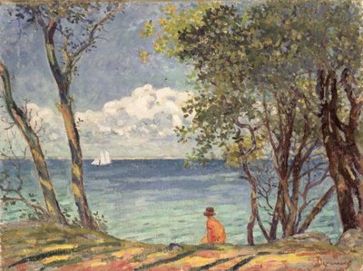 Beside the Water, 1920 by Emile Alfred Dezaunay